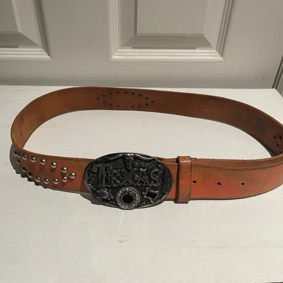 Gap vintage Texas Leather Belt - Picture 2 of 4